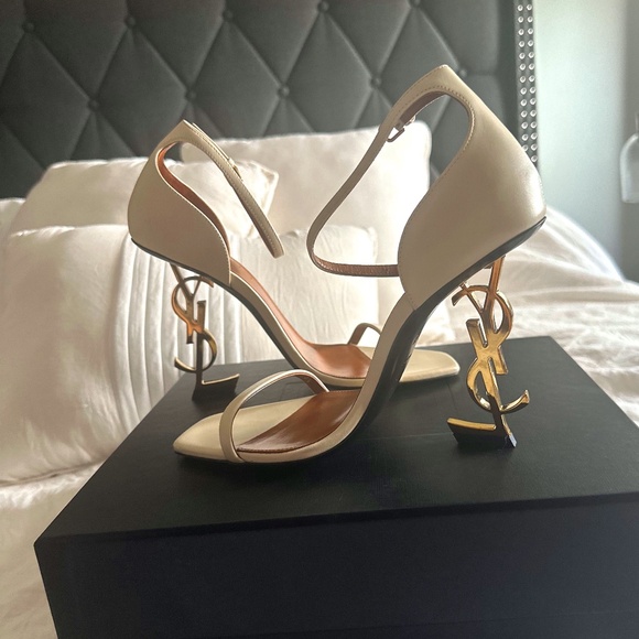 YSL Opyum Sandals In Patent Leather US Size 8 - Picture 1 of 1